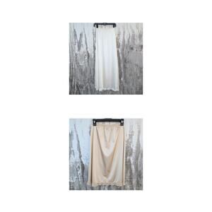 Vintage Midi/Maxi Lace Trim Skirt Slips VanityFair Sears Women's Small